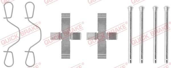 QUICK BRAKE priedų komplektas, diskinių stabdžių trinkelės 109-0923
